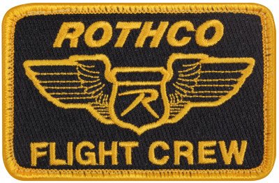 Нашивка в стиле ВВС США с крыльями и буквой «R» Rothco Flight Crew Patch 1881, фото
