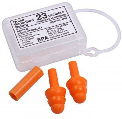 Беруши оранжевые силиконовые Rothco GI Type Silicon Earplugs Orange 4707, фото