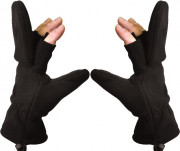Rothco Fingerless Sniper Glove / Mittens Black 4395