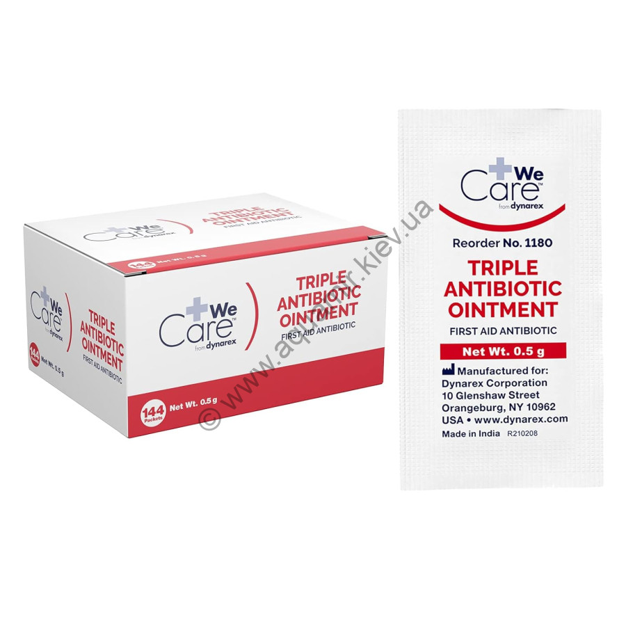 Тройной американский антибиотик Dynarex Triple Antibiotic Ointment